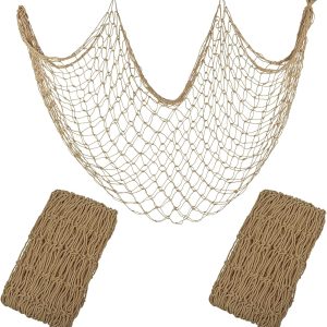 2 Pack Fish Net Decorations for Party