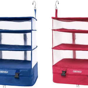 Portable Hanging Travel Shelves Bag Packing Cube Organizer Suitcase Storage Large Capacity